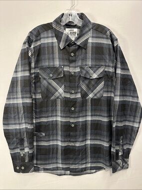 Zero Foxtrot Men's Plaid Button-Down Shirt